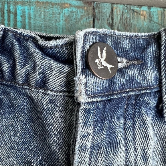 One Teaspoon High Waist Bandits Slim Fit Twisted Cuff Hem Size 27 - Picture 7 of 13